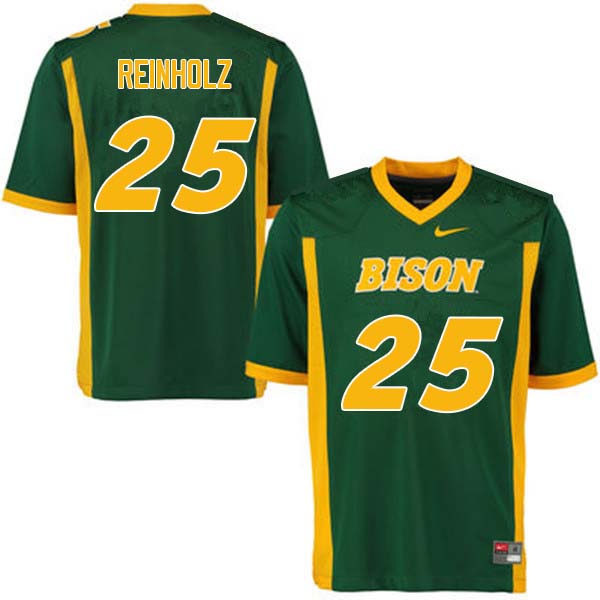 Men #25 Jake Reinholz North Dakota State Bison College Football Jerseys Sale-Green